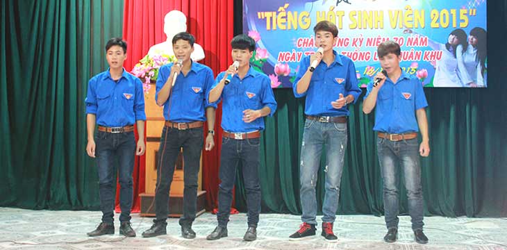 Cuộc thi tiếng hát sinh viên Cao đẳng nghề số 1 Bộ Quốc Phòng