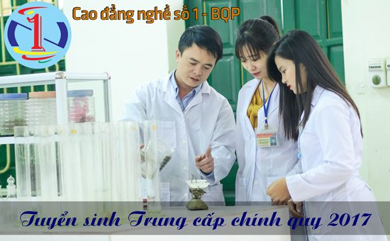 Cao đẳng nghề số 1 BQP xét tuyển học sinh THCS cấp 2